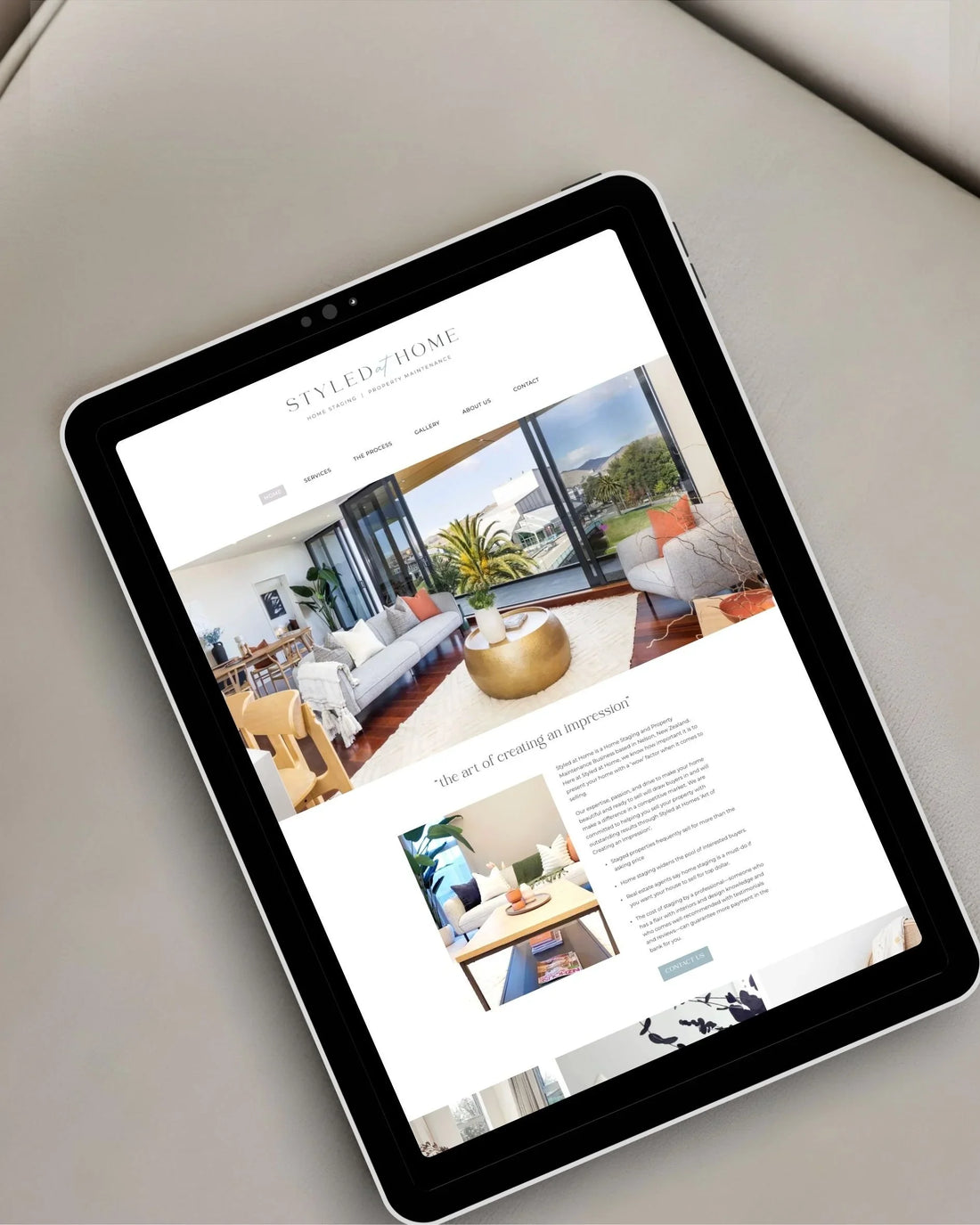 Website Design for Styled at Home